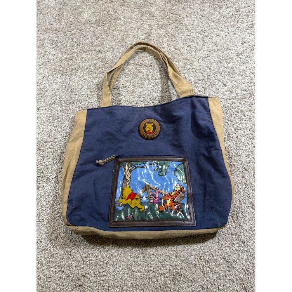 Disney‎ Winnie the Pooh Tote Bag Vintage Pooh Pals 90s Nostalgic Tigger Piglet